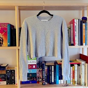 Province of Canada Waffle Long Sleeve Crop Top